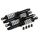 色:100mm サイズ:4本 JackRCModel パワ ストロ クスケ ルショックショックアブソ バ セット1 10 RCカ クロ ラアキシャルSCX10用 4本 100ミリメ トル