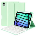 色:ミントグリーン サイズ:mini 6世代 COO iPad Mini6 キーボード ケース 2021 mini第6世代 8.3インチ 脱着式 Pencil ...