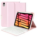 色:ピンク サイズ:mini 6世代 COO iPad Mini6 キーボード ケース 2021 mini第6世代 8.3インチ 脱着式 Pencil 2と充電...