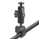 usmallbee 自転車 アクセサリー 360度回転 gopro バイクマウント カメラホルダー スマホ 撮影 25mmユニバーサルボールヘッド 1/4