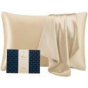 色:1.シャンパンゴールド サイズ:35×50cm ツルワ シルク枕カバー 6Aクラスシルク100% 22匁 片面シルクタイプ テンセル 封筒式 洗える シルクピローケース 摩擦軽減 美肌 美髪 快眠 寝癖防止