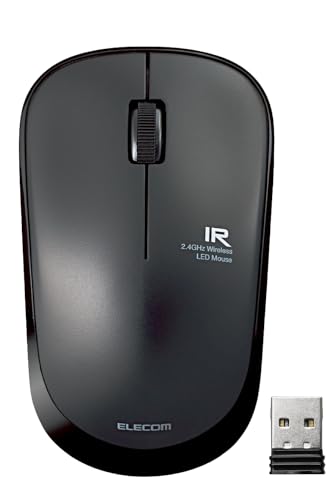 色：ブラック サイズ：単品 エレコム ワイヤレスマウス 静音 3ボタン 省電力 約2.5年電池交換不要 ブラック M-IR07DRSBK/EC