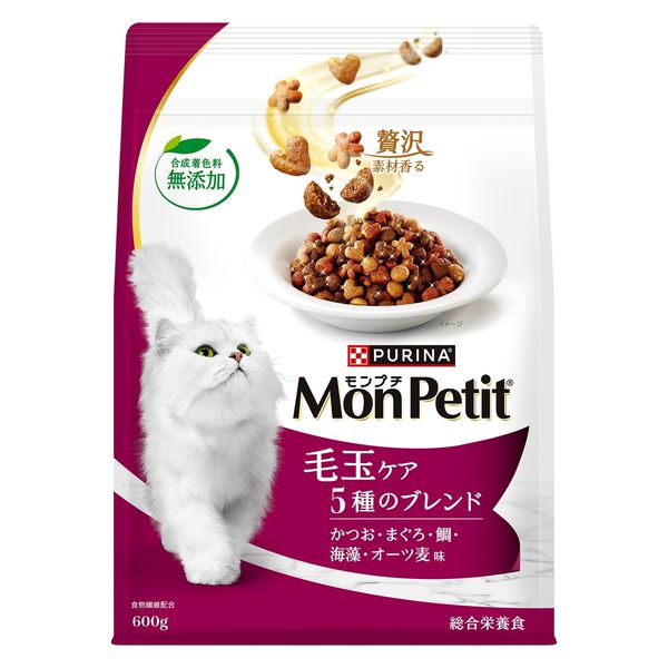 Rakuten - ネスレ日本 モンプチ バッグ 毛玉ケア 5種のブレンド 600g