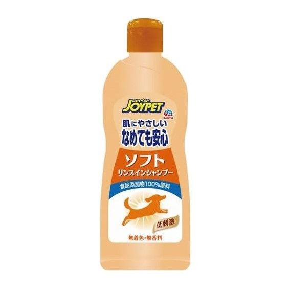アースペット ソフトリンスインシャンプー 350ml 犬用 無着色・無香料・弱酸性 低...