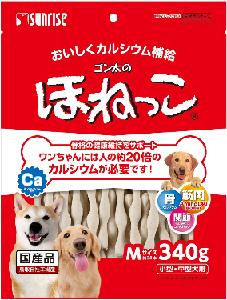 サンライズ ゴン太のほねっこ 【Mサイズ 340g/Lサイズ 10本/シニア Mサイズ 340g/シニア Lサイズ 10本】 犬 カルシウムとたん白質 ペット用品 犬用品 ドッグスナック 巻ガム sunday-netshop-10002735 サンデーネットショップ楽天市場店 サンプル画像2