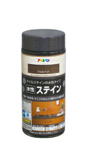 アサヒペン 水性ステイン 300ml ウォルナット 建築金物 キャスター・丁番 戸車 塗料・補修・梱包 ペイ..