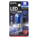 朝日電器 LEDナツメ球 E12 ブルー LDT1B-G-E12-G102 LED 電球 照明 ライト 省エネ 電化製品 電球・管球 点灯管