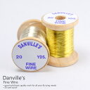 Danville's / ダンビル Fine Wire ファインワイヤー Danville's Fine Wire 極細のワイヤー ニンフからウェット、ストリーマーの補強まで使用範囲は多岐にわたります。 極細の為、重量付加の役割は期待できませんが、ドライフライにも使える太さです。 直径 0.15mm 長さ20ヤード カラー ： シルバー / ゴールド 標準価格 ： \400(税別) その他のスレッド類