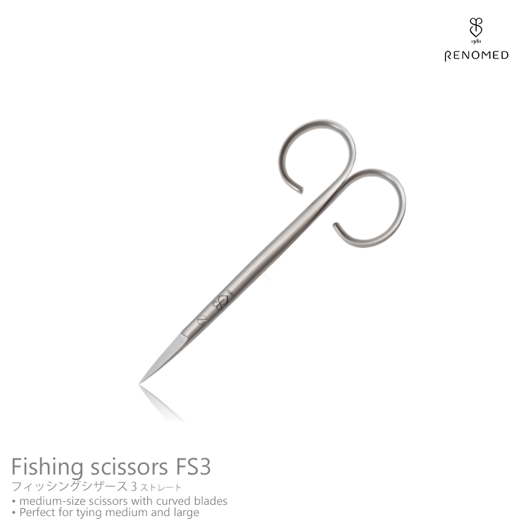 RENOMED / レノメッドFS3 Fishing Scissors MEDIUM straight