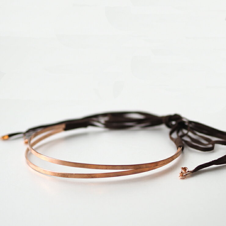 un jour...(アンジュール) スエードコード×真鍮 ネックレス 5801001901 雑貨 レディース かわいい おしゃれ オシャレ おすすめ プレゼン...