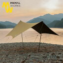 【SALE 30%OFF】ミニマルワークス ブルーホールヘキサタープ MINIMALWORKS BLUEHOLE HEXA TARP MGTA-BH000 タープ 日除け キャンプ アウトドアリビング 【正規品】