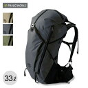 パーゴワークス バディ 33 PaaGo WORKS BUDDY 33 HP203 ザック リュックサック デイパック バックパック 33L メンズ レディース 男女兼用 登山 ハイキング トレッキング 1泊 山小屋泊 山ガール 背負いやすい 軽量 シンプル キャンプ アウトドア