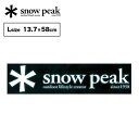 スノーピーク スノーピークロゴステッカー アスタリスクL snow peak NV-008 ステッカー ロゴ シール ワンポイント アクセサリー カスタム ギア...