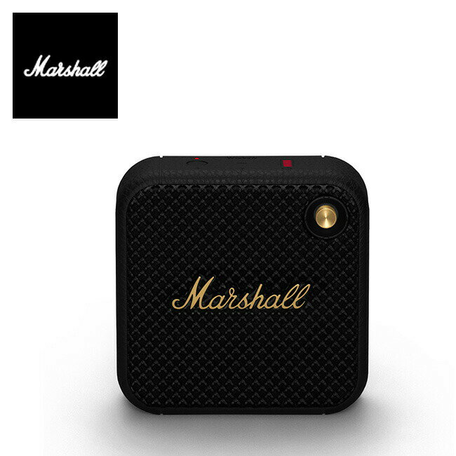 マーシャル ヴィレン ワイヤレススピーカー Marshall Willen Black and Brass ワイヤレススピーカー コ..