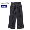 【SALE 30%OFF】ミーンズワイル ブラースリットトラウザー meanswhile Blur Slit Trouser メンズ MW-PT23107 ボトムス ズボン 長ズボン アウトドア フェス キャンプ ロングパンツ