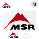 エムエスアール MSR 転写ステッカー M MSR ステッカー ロゴ シール ワンポイント アクセサリー カスタム ギア ギフト おしゃれ キャンプ アウトドア