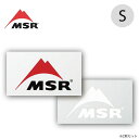 エムエスアール MSR 転写ステッカー S MSR 36903 ステッカー ロゴ シール ワンポイント アクセサリー カスタム ギア ギフト おしゃれ キャンプ...