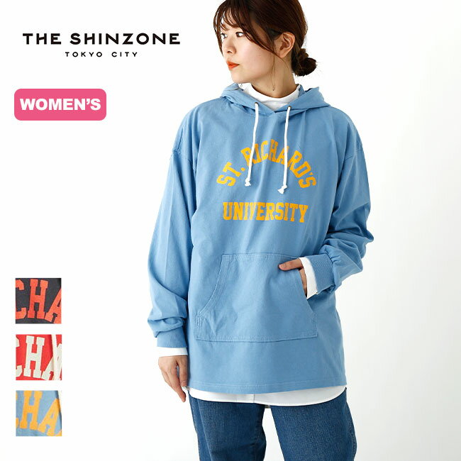 【SALE 30%OFF】ザ シンゾーン フーディプリントロングTEE THE SHINZONE HOODIE LONG TEE レディース 23MMSCU10 トップス カットソー プルオーバー フーディ パーカー トレーナー スウェット アウトドア フェス キャンプ 【正規品】