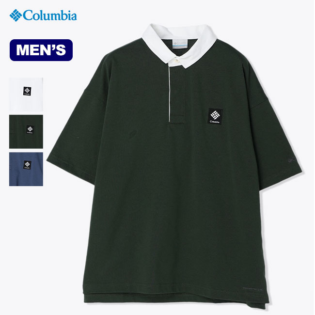 【SALE 30%OFF】コロンビア ジェームスブルックショートスリーブラグビーシャツ Columbia James Brook Short Sleeve Rugby Shirt メンズ PM1913 トップス シャツ カラーシャツ カジュアルシャツ アウトドア フェス キャンプ