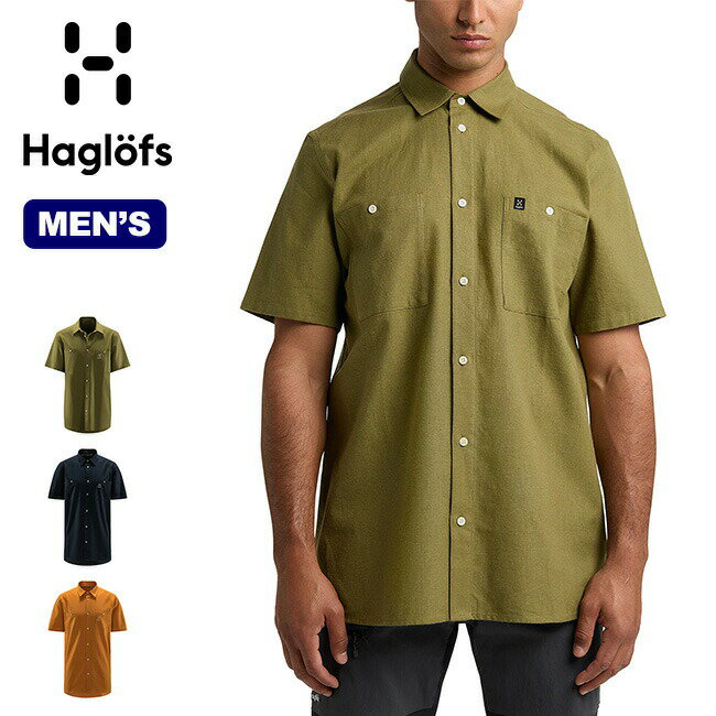 ホグロフス キュリアスヘンプSSシャツ メンズ HAGLOFS Curious Hemp SS Shirt Men s 606213 通気性 抗菌性 長袖 カジュアルシャツ ハイキング アウトドア キャンプ 【正規品】