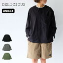 デリシャス アーバンスナップカーディガン DELICIOUS Urban Snap Cardigan メンズ レディース ユニセックス DB2965 トップス カーディガン 羽織り 夏 オーバーサイズ キャンプ アウトドア 