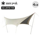 スノーピーク TAKIBIタープ ヘキサMセット snow peak TP-440S-US USA LIMITED ITEM タープ テント ヘキサ型 4人用 難燃 焚き火 おしゃれ キャンプ アウトドア
