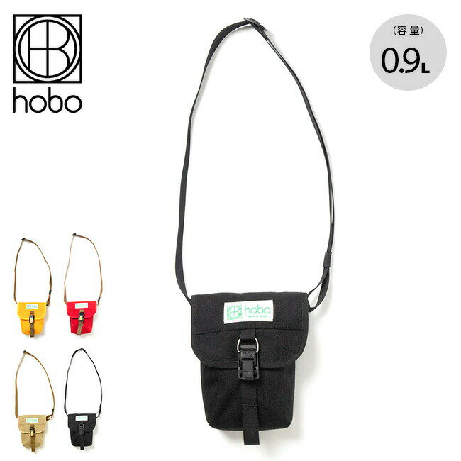 チャムス メッセンジャーバッグ レディース ホーボー コーデュラナイロンウィズフィドロックバックル ショルダーポーチ hobo SHOULDER POUCH CORDURA&reg; NYLON with FIDLOCK&reg; BUCKLE HB-BG4101 鞄 バッグ ミニショルダー サコッシュ シンプル 財布 スマホ パスポート 日本製 アウトドア キャンプ