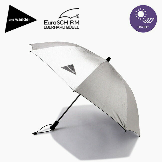 アンドワンダー アンドワンダーユーロシルムアンブレラUV and wander EuroSCHIRM umbrella UV 5743977160 傘 日傘 風に強い 紫外線対策 UVカット キャンプ アウトドア
