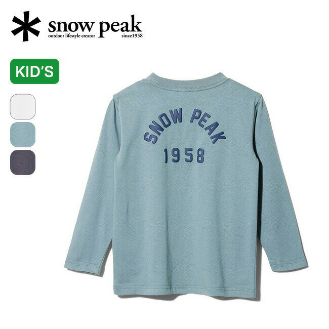 SALE 20%OFFۥΡԡ եץƥåL/S TĥΡԡ snow peak apparel Kids Fo...