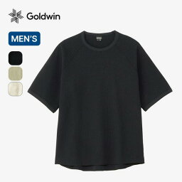 ゴールドウィン ワッフルライト Tシャツ GOLDWIN メンズ GM63107 半袖Tシャツ ワッフルT シンプル キャンプ アウトドア 【正規品】