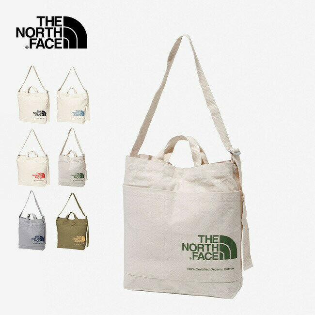 楽天サンデーマウンテン Select Deals【SALE 15％OFF】ノースフェイス オーガニックコットンショルダー THE NORTH FACE ORGANIC COTTON SHOULDER NM82386 バッグ 鞄 布バッグ おしゃれ カジュアル トラベル 旅行 キャンプ アウトドア 【正規品】