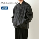 ホワイトマウンテニアリング ダブルフェイスフォウレザーリバーシブルMA-1 White Mountaineering DOUBLEFACE FAUX LEATHER REVERSIBLE MA-1 メンズ WM2373214 トップス アウター コート ジャケット アウトドア MA-1 リバーシブル ブルゾン フェス キャンプ 【正規品】