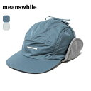 【SALE 20%OFF】【ラスト1点】ミーンズワイル ポーラテックフリースカバーキャップ meanswhile POLARTEC FLEECE COVER C...