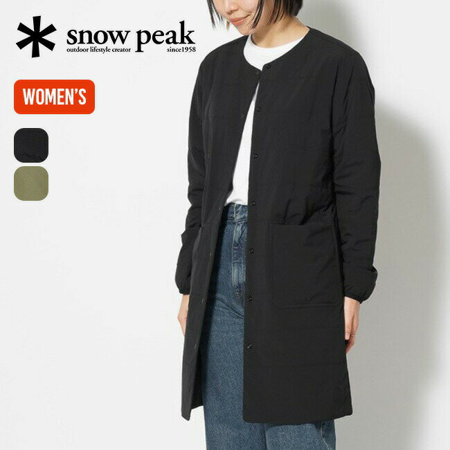 ySALE 30%OFFzXm[s[N tLVuCT[ebhOJ[fBK snow peak apparel Flexible Insulated Long Cardigan fB[X EBY SW-23AW001 AE^[  OR[g WPbg ۉ h Ap Lv AEghA yKiz