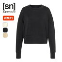 スーパーナチュラル クリシーニセーター【ウィメンズ】 super.natural KRISSINI SWEATER レディース SNW019050 トップス スウェット クロップド プルオーバー キャンプ アウトドア 【正規品】