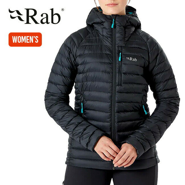 ラブ マイクロライトアルパインロングジャケット【ウィメンズ】 Rab Women's Microlight Alpine Long Down Jacket レディース QDB-15 アウター ダウン 軽量 コンパクト アウトドア キャンプ 【正規品】