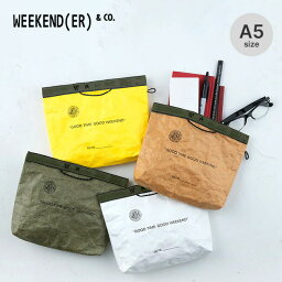 ウィークエンダー タイベックケースA5 WEEKEND(ER) TYVEK A5 CASE 78552 収納ケース 小物入れ キャンプ アウトドア 【正規品】