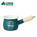 ロゴス LOGOS クラシコホーローミルクパン LOGOS 81280068 ホーロー 琺瑯 鍋 直火 チーズフォンデュ スープ おしゃれ キャンプ アウトドア