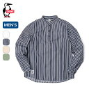 チャムス チャムス ハリケーンシャツ メンズ CHUMS Hurricane Shirt メンズ CH02-1194 トップス シャツ カラーシャツ カジュアルシャツ アウトドア フェス キャンプ プルオーバー 【正規品】