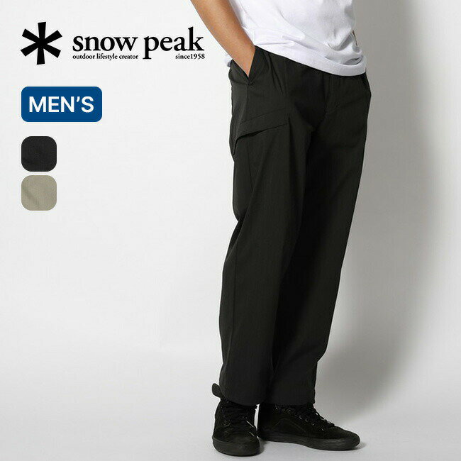 スノーピーク アウトドア パンツ メンズ スノーピーク FRストレッチパンツ snow peak apparel メンズ PA-24SU001 ボトムス ロングパンツ 長ズボン アパレル キャンプ アウトドア 【正規品】