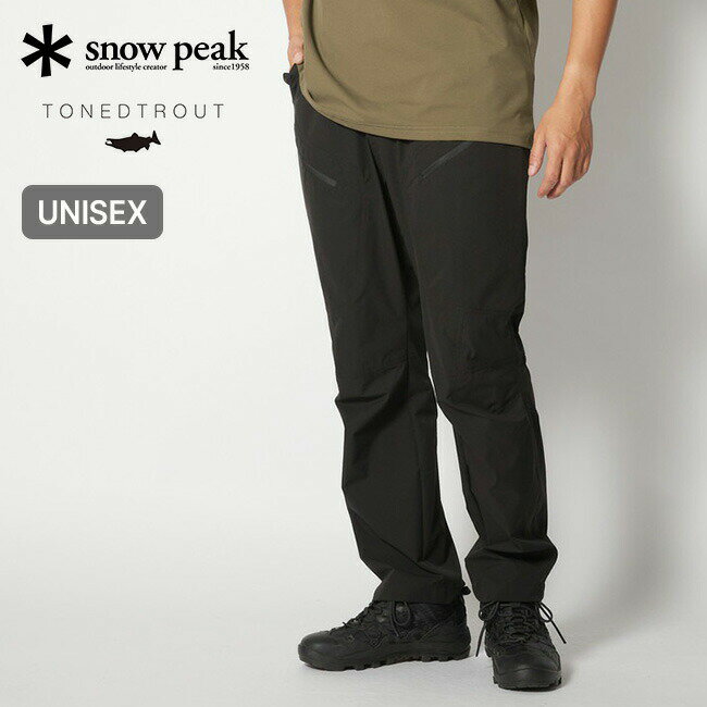 スノーピーク アウトドア パンツ メンズ スノーピーク×トーンドトラウト ストレッチリバーパンツ snow peak apparel×TONEDTROUT Stretch River Pants メンズ レディース ユニセックス TT2410-PT01 ボトムス ロングパンツ 長ズボン アパレル 釣り フィッシング キャンプ アウトドア 【正規品】