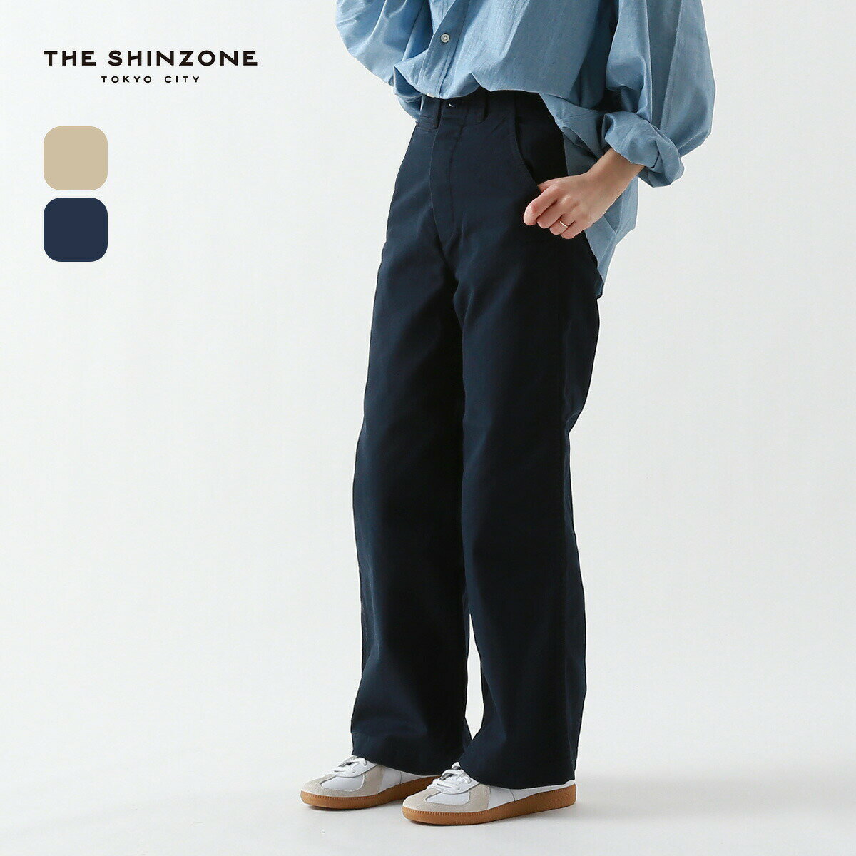  󥾡  THE SHINZONE CHINO ǥ  24SMSPA02 ܥȥॹ ѥ 󥰥ѥ ...