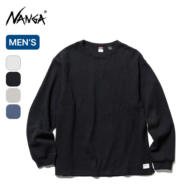 ナンガ エコハイブリッドワッフルロングスリーブTEE NANGA ECO HYBRID WAFFLE L/S TEE メンズ NW2311-1G218 トップス カットソー プルオーバー ロンT 長袖T シャツ アウトドア フェス キャンプ 【正規品】