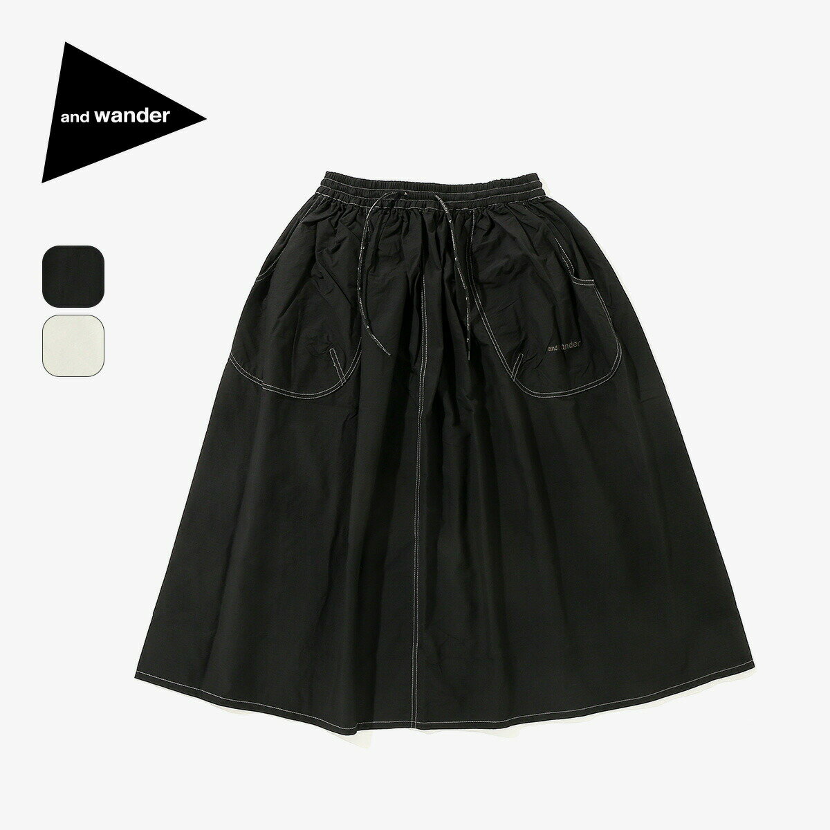 Ah_[ C/NbvXJ[gyEBYz and wander CORDURA cotton rip skirt (W) fB[X EBY 5744182167 {gX XJ[g Lv AEghA yKiz