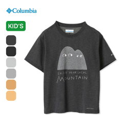 コロンビア エンジョイマウンテンライフショートスリーブTシャツ【キッズ】 Columbia Enjoy Mountain Life SS Tee キッズ PY0171 トップス カットソー プルオーバー Tシャツ 長袖 ロンT ロングTシャツ アウトドア キャンプ フェス 子供服 【正規品】