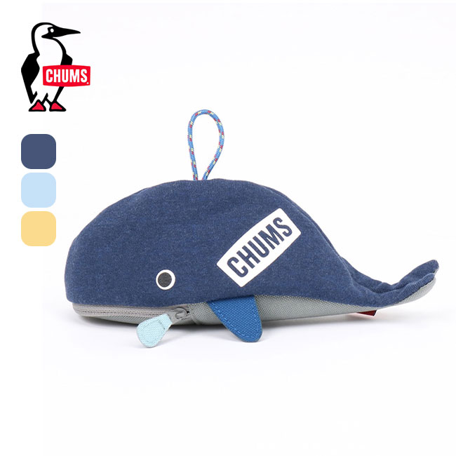 【SALE 10%OFF】チャムス ホエールジッパーポーチ CHUMS Whale Zipper Pouch CH60-3714 ポーチ コインケース 小物入れ ケース アウトドア フェス キャンプ 【正規品】