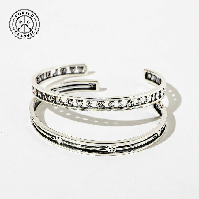 ポータークラシック カヒコシルバーバングル Porter Classic KAHIKO SILVER BANGLE メンズ レディース PC-011-28 アクセサリー ジュエリー バングル ブレスレット ハワイアンジュエリー ゴールド シルバー 18K ギフト プレゼント 【正規品】