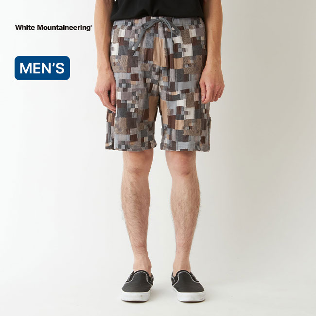 ホワイトマウンテニアリング モザイクジャガードショートパンツ White Mountaineering MOSAIC JACQUARD SHORT PANTS メンズ WM2471537 ボトムス ズボン 半ズボン ショートパンツ アウトドア フェス キャンプ 