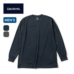 ダイワライフスタイル L/SベースレイヤーTシャツ DAIWA LIFESTYLE L/S BASE LAYER T-SHIRT DE-081-8123EX メンズ トップス ベースレイヤー アンダーウェア 下着 Tシャツ 長袖 釣り キャンプ アウトドア 【正規品】