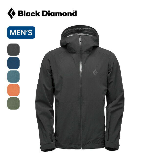 ブラックダイヤモンド アウトドアジャケット メンズ ブラックダイヤモンド ストームラインストレッチレインシェル メンズ Black Diamond STORMLINE STRETCH RAIN SHELL BD65000 トップス アウター ジャケット 防水 レインジャケット シェルジャケット マウンテンパーカー 登山 キャンプ アウトドア 【正規品】